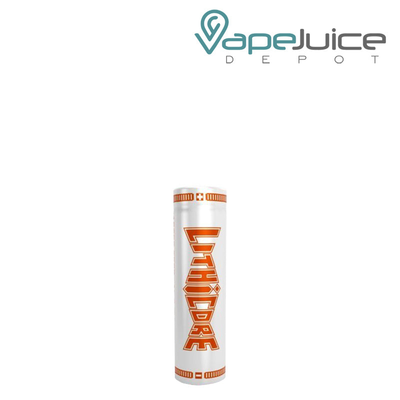 Front part of LITHICORE 18650 Battery 2500mAh - Vape Juice Depot