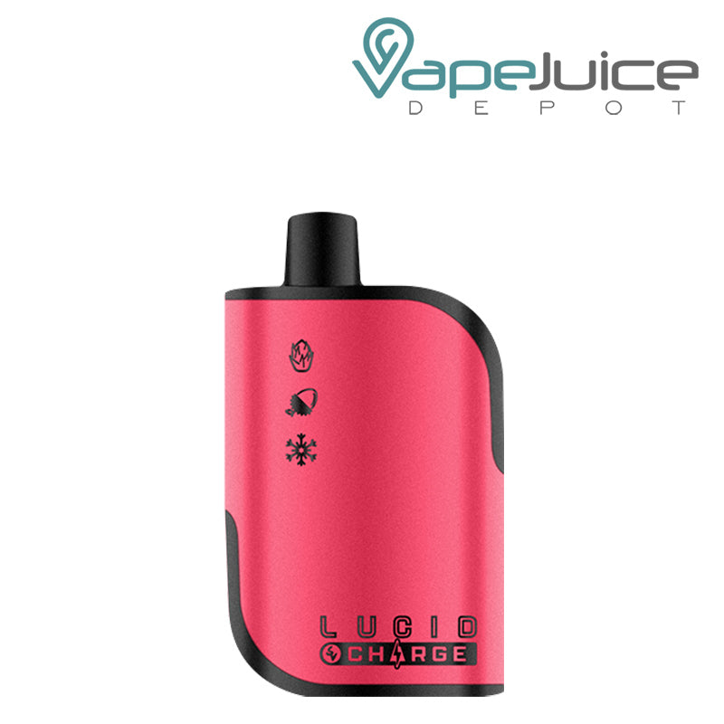 Dragon Lychee Ice flavors of Lucid Charge 7000 Disposable - Vape Juice Depot