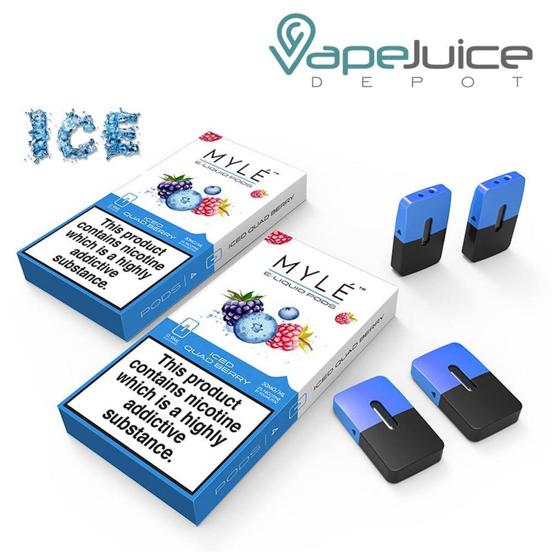 MYLE Iced Quad Berry Pods - VapeJuiceDepot