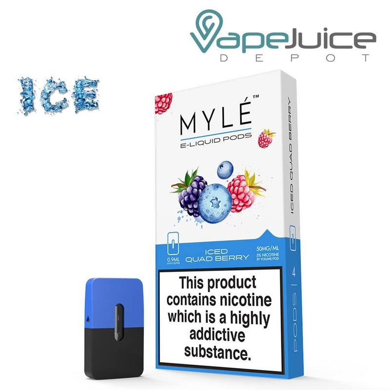 MYLE Iced Quad Berry Pods - VapeJuiceDepot