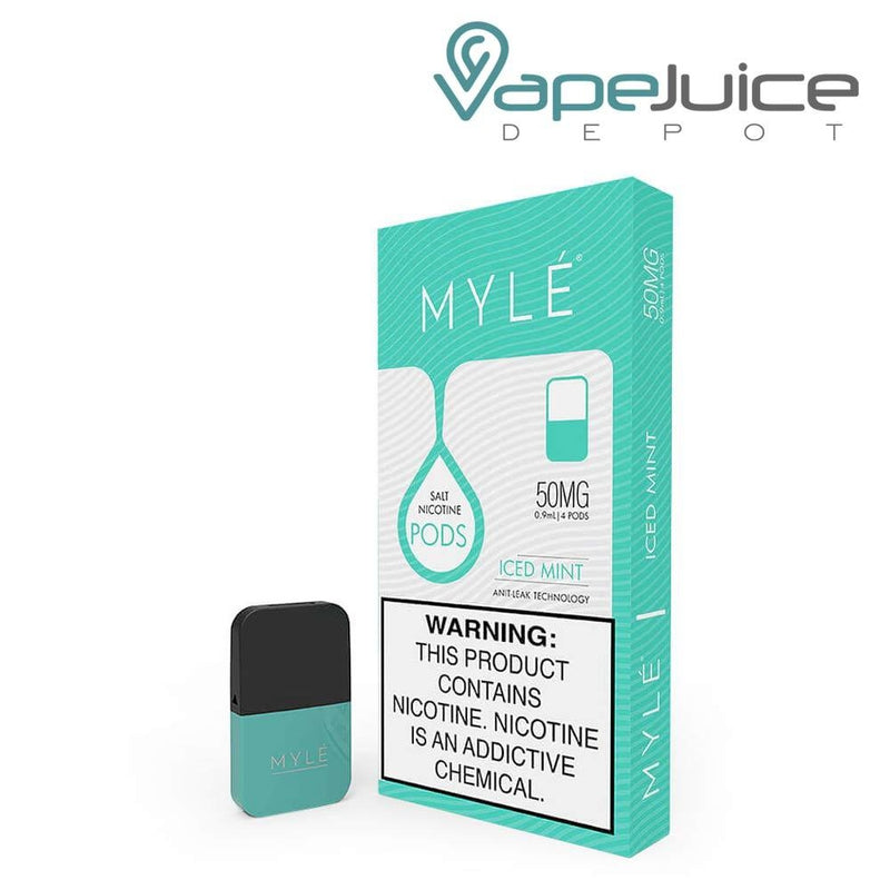 MYLE Pods V4 Iced Mint ❄️  NOT FOR SALE IN US - Vape Juice Depot