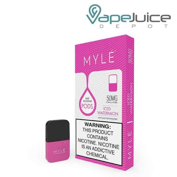 MYLE Pods V4 Iced Watermelon NOT FOR SALE IN US - Vape Juice Depot