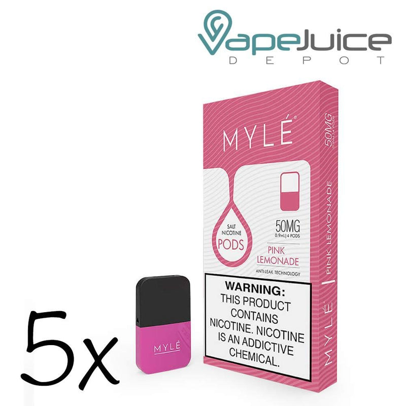 MYLE Pods V4 Pink Lemonade NOT FOR SALE IN US - Vape Juice Depot