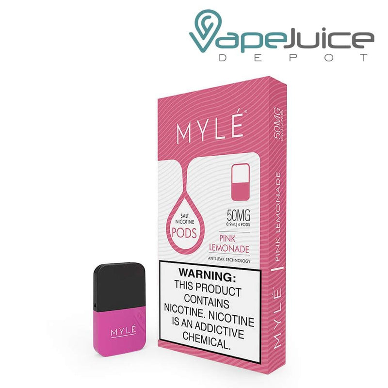 MYLE Pods V4 Pink Lemonade NOT FOR SALE IN US - Vape Juice Depot