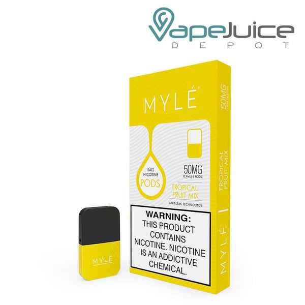 MYLE Pods V4 Tropical Fruit Mix NOT FOR SALE IN US - Vape Juice Depot