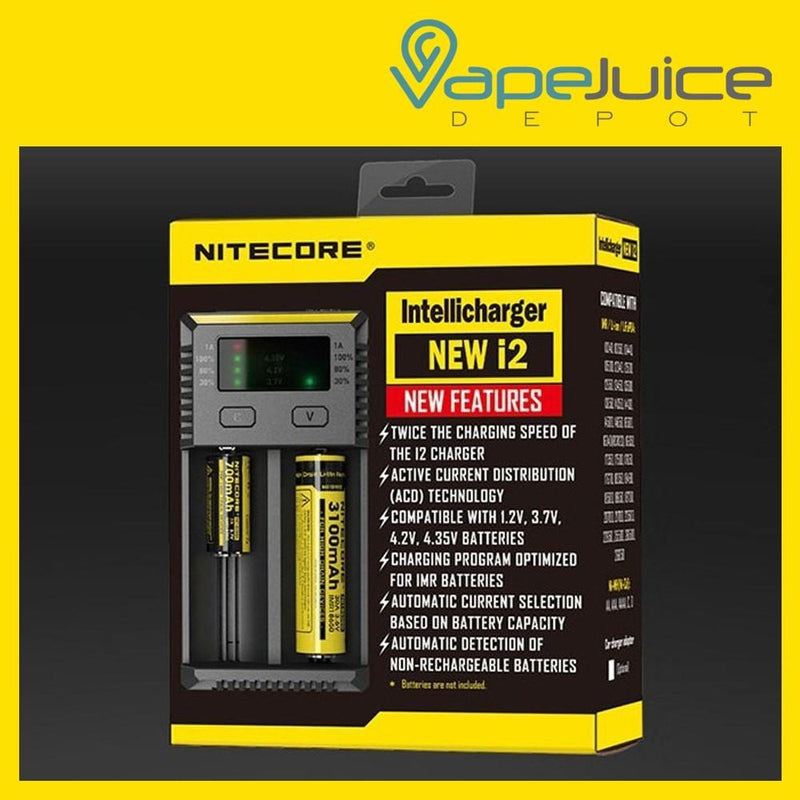 NITECORE Intellicharger NEW i2 Battery Charger - Vape Juice Depot