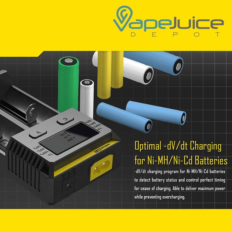 NITECORE Intellicharger NEW i2 Battery Charger - Vape Juice Depot