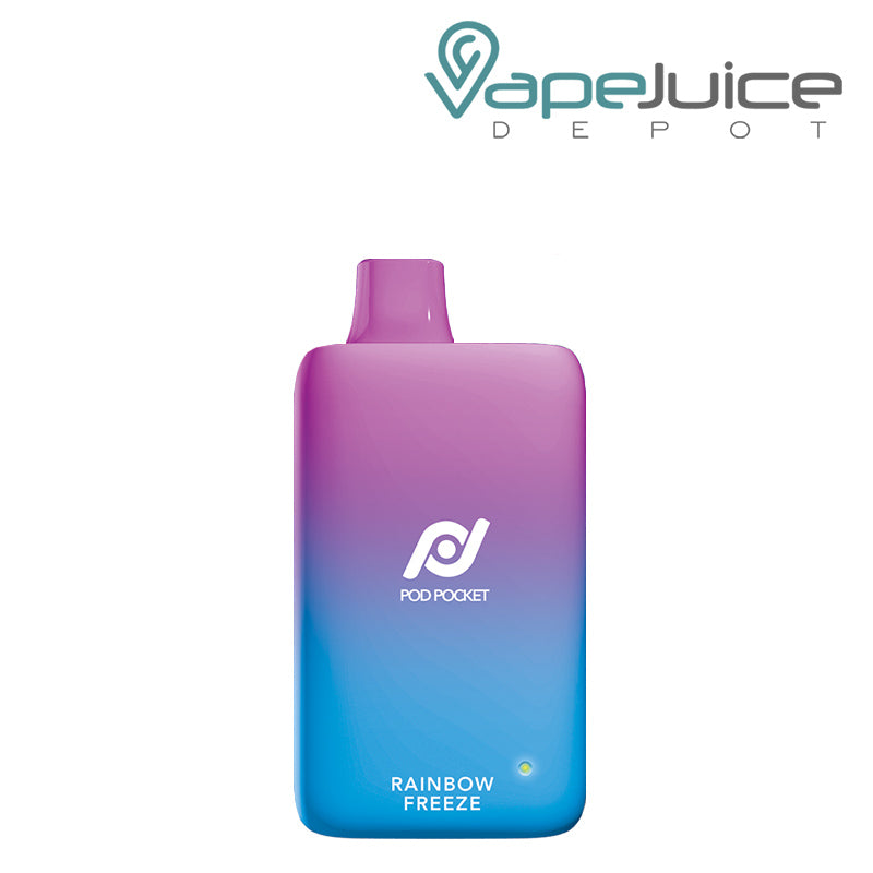 Rainbow Freeze Pod Pocket 7500 Mesh Disposable - Vape Juice Depot