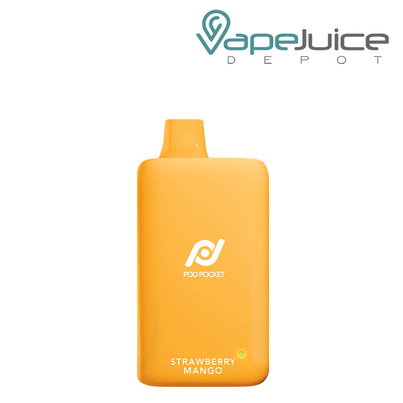 Strawberry Mango Pod Pocket 7500 Mesh Disposable - Vape Juice Depot