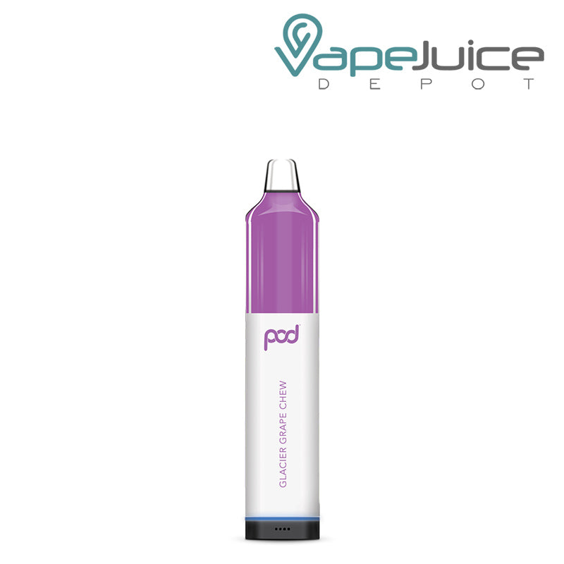 Glacier Grape Chew Pod 5500 Mesh Disposable Vape Device - Vape Juice Depot