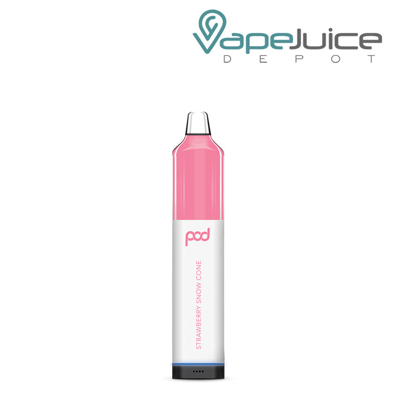 Strawberry Snow Cone Pod 5500 Mesh Disposable Vape Device - Vape Juice Depot