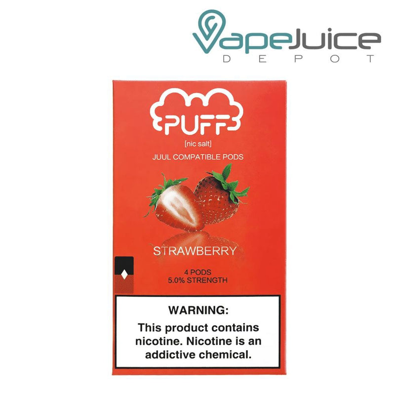 PUFF Pods Strawberry Juul Compatible - Vape Juice Depot