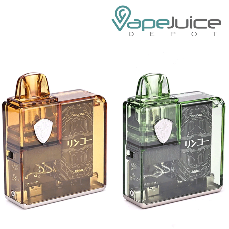 Two colors of Rincoe Jellybox Nano Kits - Vape Juice Depot