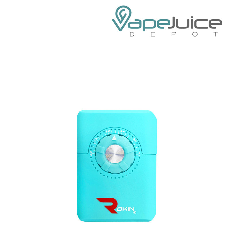 Light Blue Rokin Dial Vaporizer 500mAh - Vape Juice Depot