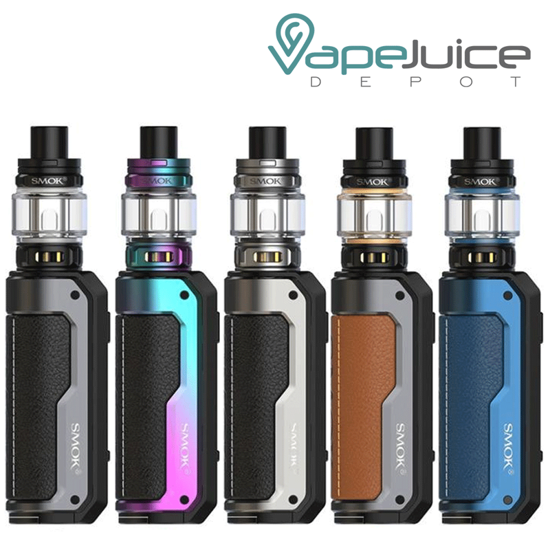 Five different colors of SMOK FORTIS Starter Kit - Vape Juice Depot