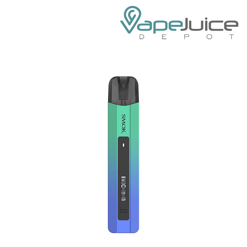 Blue Green SMOK Nfix Pro Kit with display screen - Vape Juice Depot