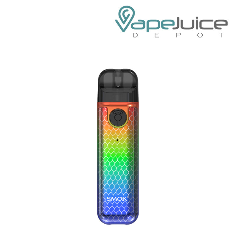 Rasta Green Cobra SMOK Novo 4 Mini Kit with a firing button - Vape Juice Depot