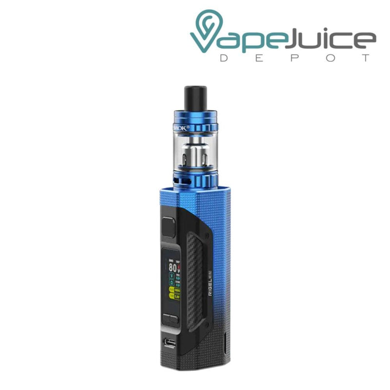 SMOK RIGEL Mini Starter Kit Black Blue - Vape Juice Depot