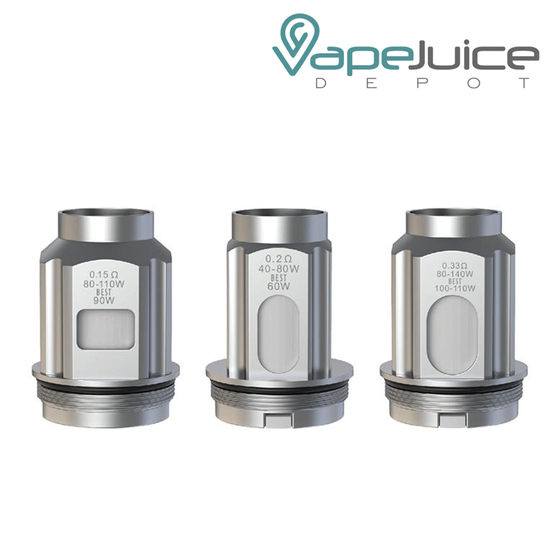 Three different ohms of SMOK V18 Mini Replacement Coils - Vape Juice Depot