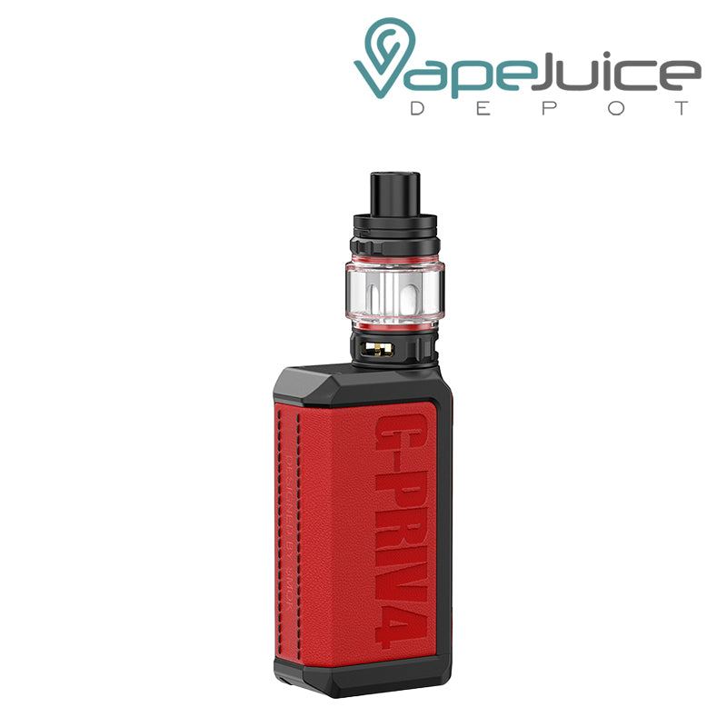 Back side of Red SMOK G PRIV 4 Kit - Vape Juice Depot