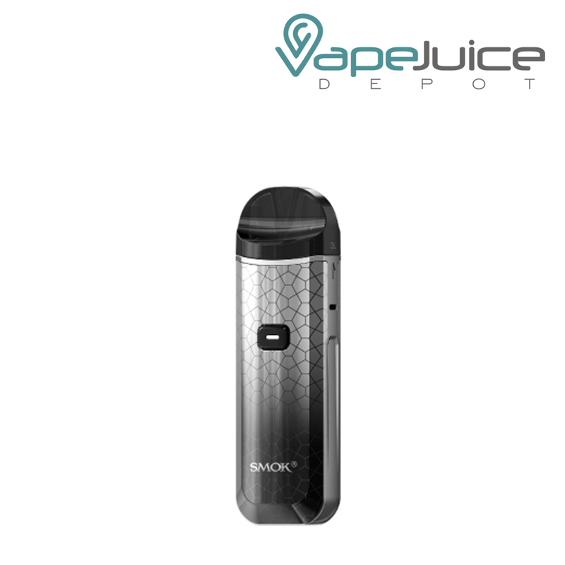 Silver Black Armor SMOK Nord Pro Pod System Kit with a firing button - Vape Juice Depot