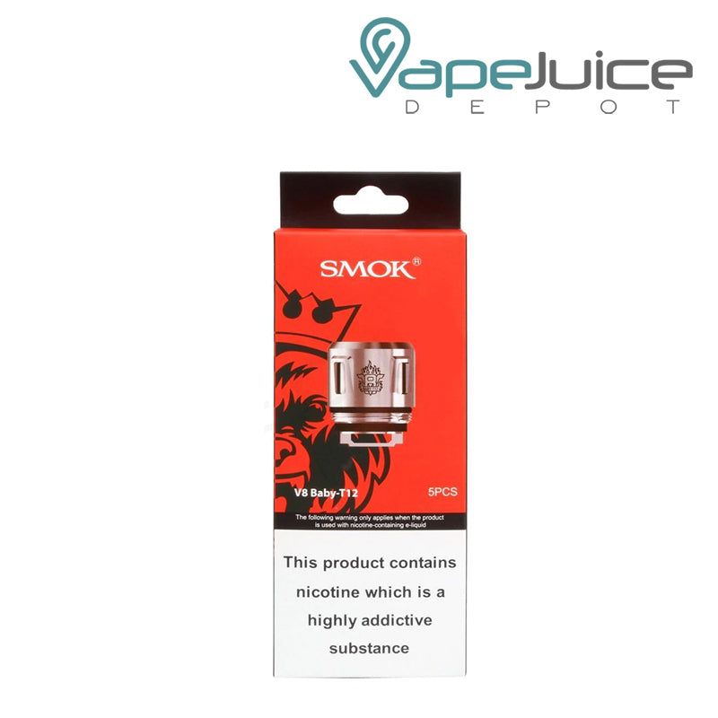 A Box of SMOK TFV8 Baby & Big Baby Coils V8 BABY T12 - 0.15ohm - Vape Juice Depot