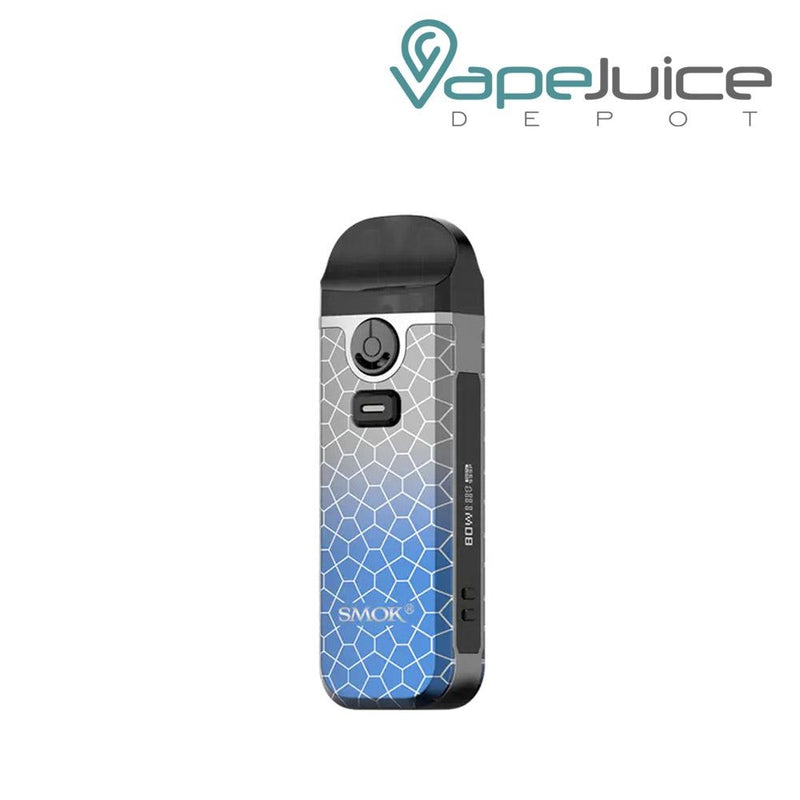 Smok Nord 4 Pod Kit Blue Grey Armor - Vape Juice Depot