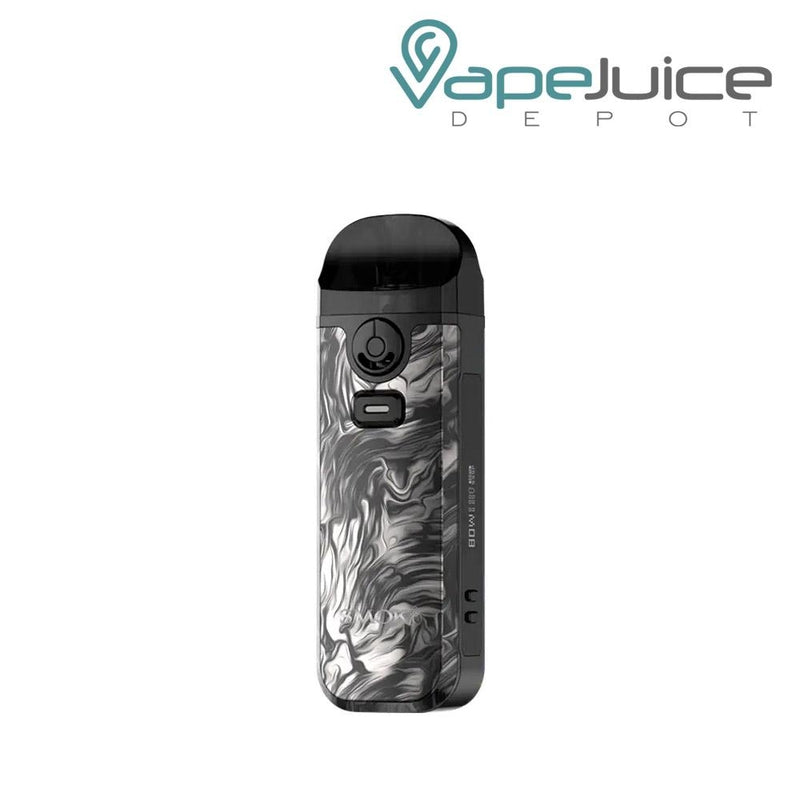 Smok Nord 4 Pod Kit Fluid Black Grey - Vape Juice Depot