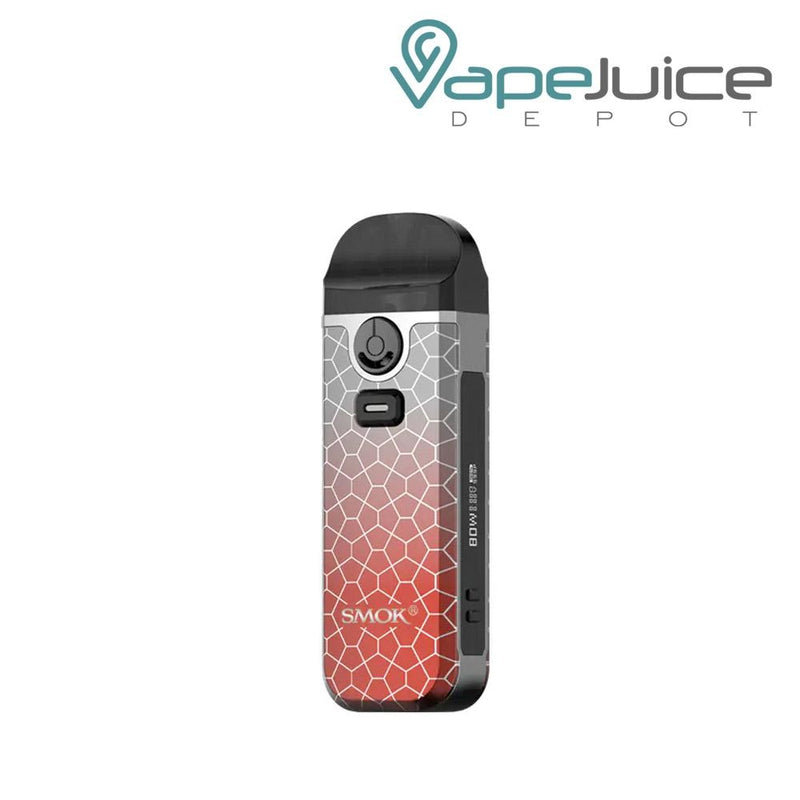 Smok Nord 4 Pod Kit Red Grey - Vape Juice Depot