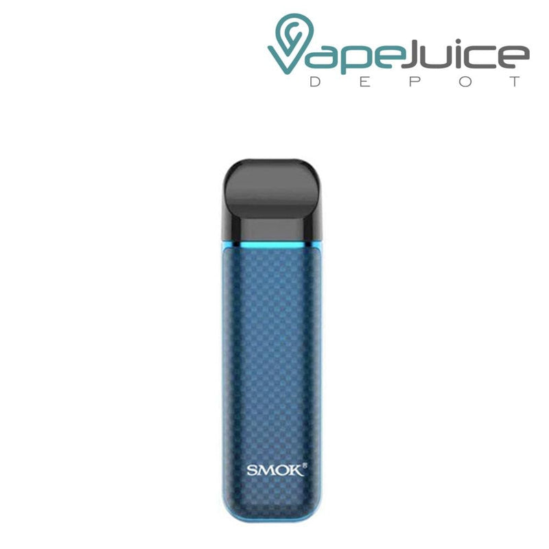 SMOK Novo 2 Pod System Kit Blue Carbon Fiber - Vape Juice Depot
