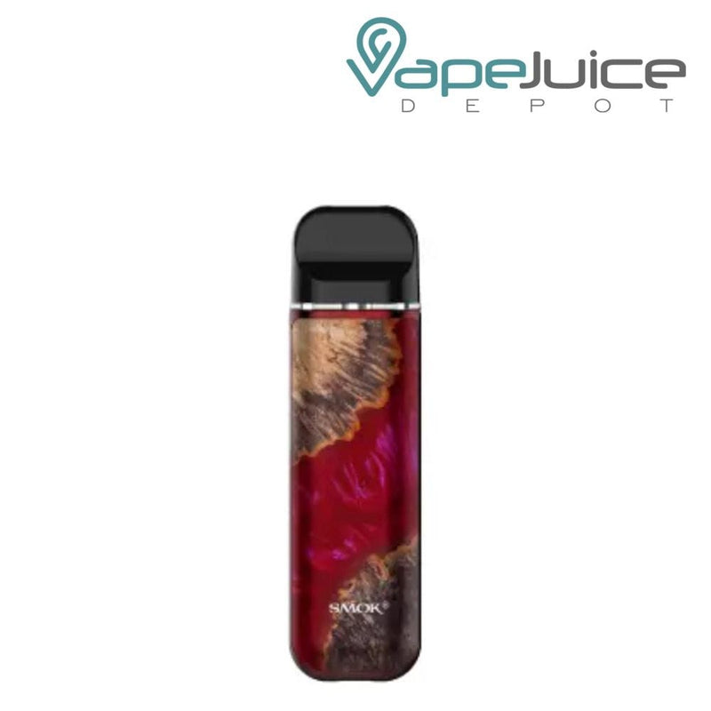 SMOK Novo 2 Kit Red Stabilizing Wood - Vape Juice Depot