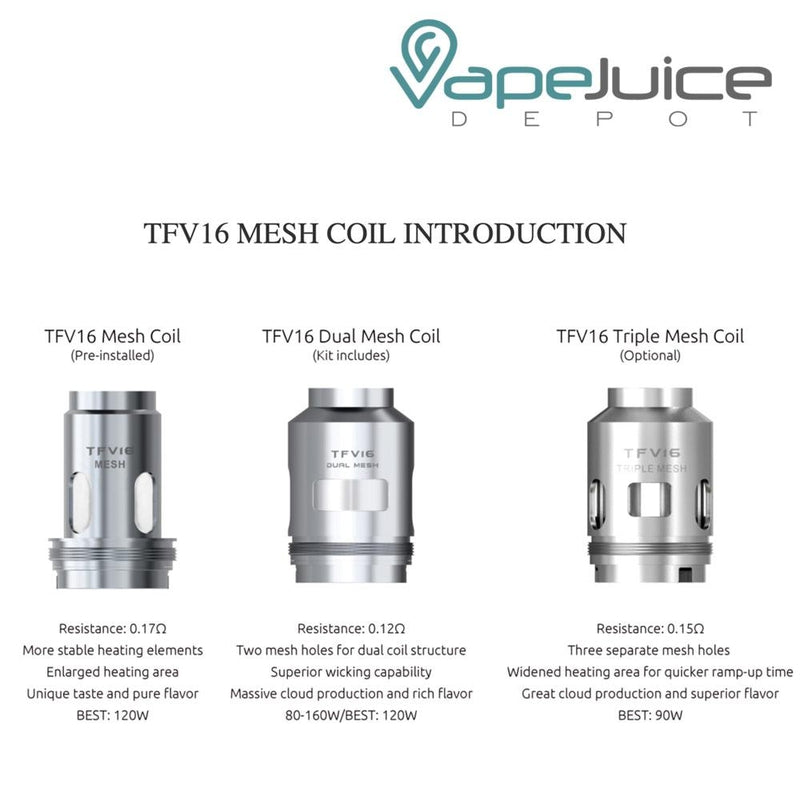 SMOK TFV16 Replacement Coils - Vape Juice Depot