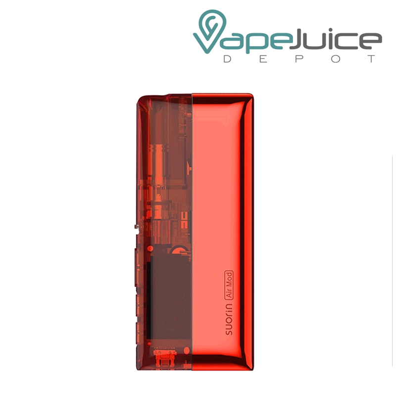 Clear Red Suorin Air Mod Kit and the logo on it - Vape Juice Depot