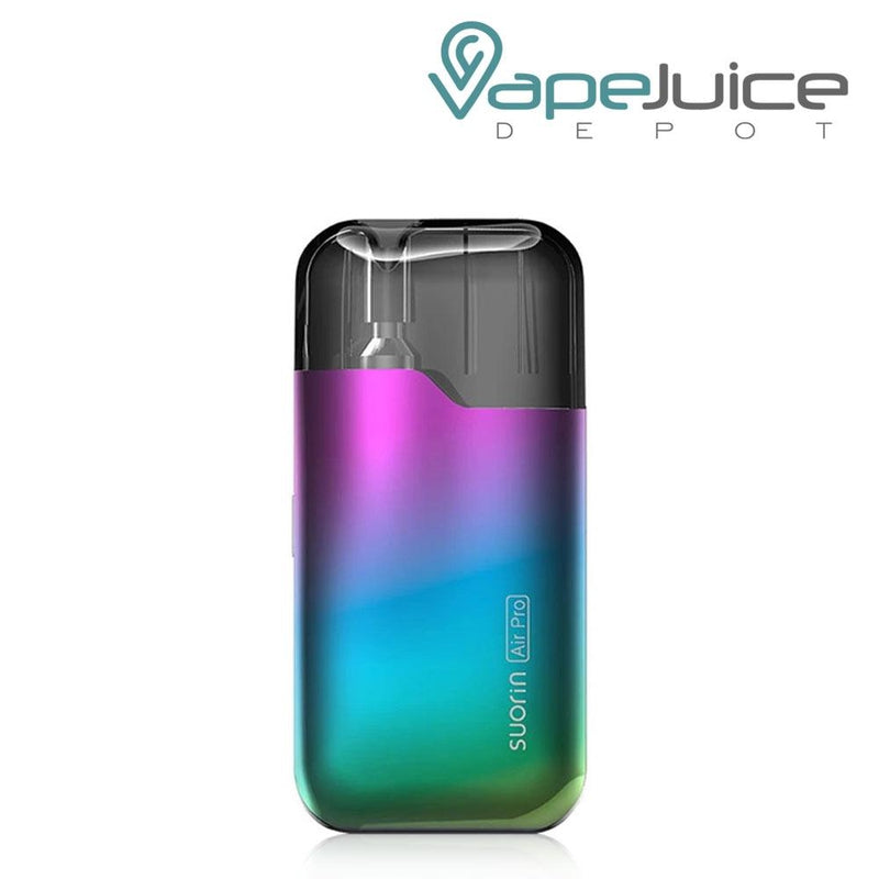 Rainbow Suorin Air Pro Kit with Suorin Air Pro logo on it - Vape Juice Depot