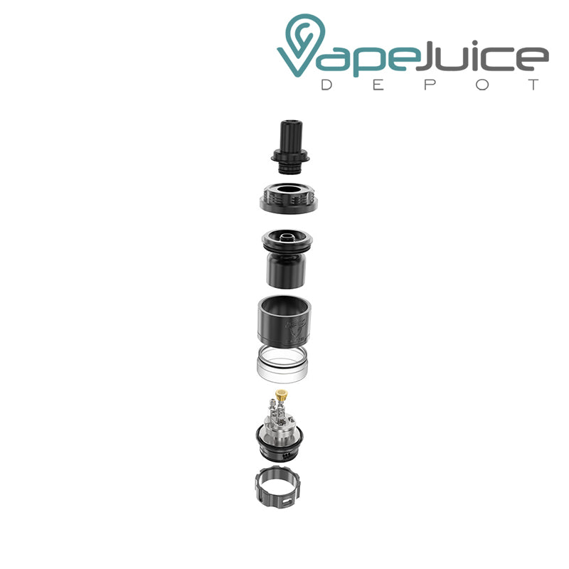 Detailed view of parts of Thunderhead Tauren Elite MTL RTA Pro - Vape Juice Depot