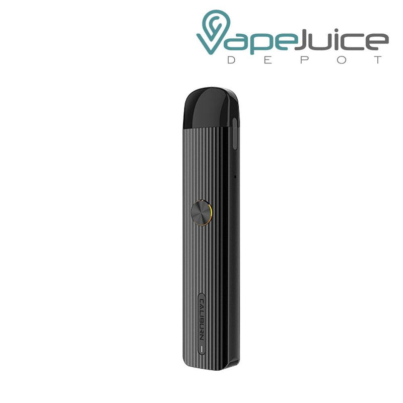 Black UWELL Caliburn G Pod System with a firing button  - Vape Juice Depot