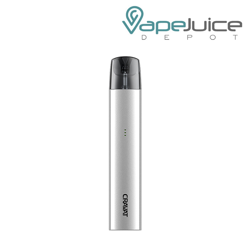 Silver UWELL Cravat Pod Kit with LED indicator - Vape Juice Depot