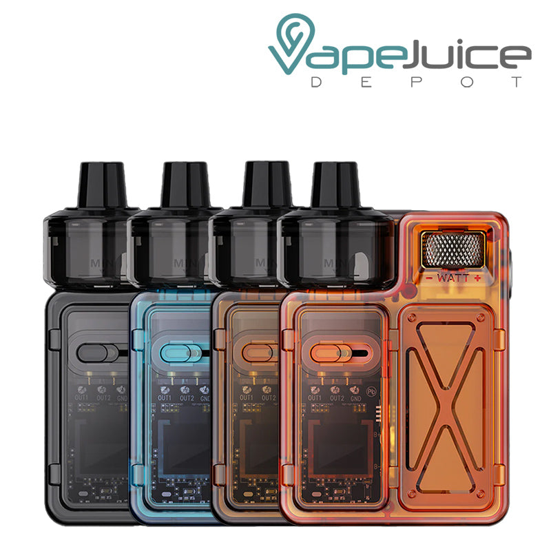 Four Colors of UWELL Crown M Pod Mod Kit - Vape Juice Depot