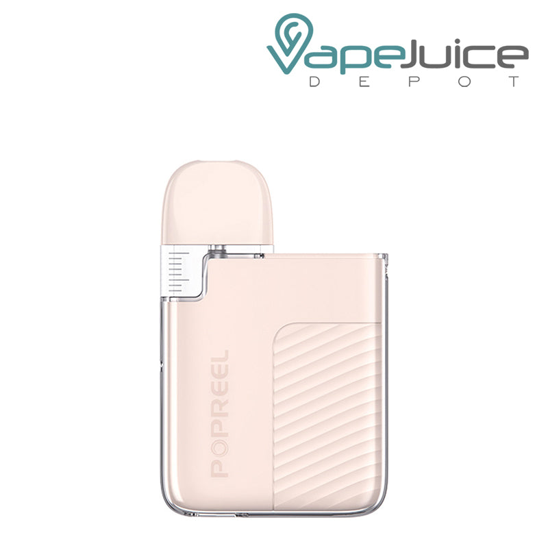 Apricot Beige UWELL Popreel PK1 Pod System with a pre-installed Popreel P1 replacement pod - Vape Juice Depot