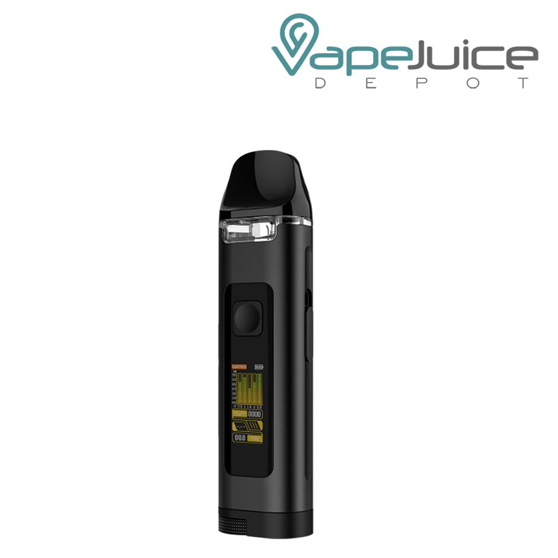 Black UWELL Crown D Pod Mod Kit with TFT Colored Screen - Vape Juice Depot