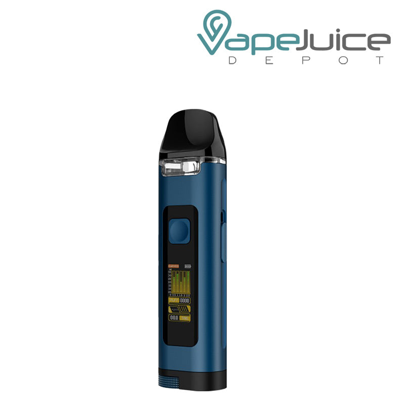 Blue UWELL Crown D Pod Mod Kit with TFT Colored Screen - Vape Juice Depot