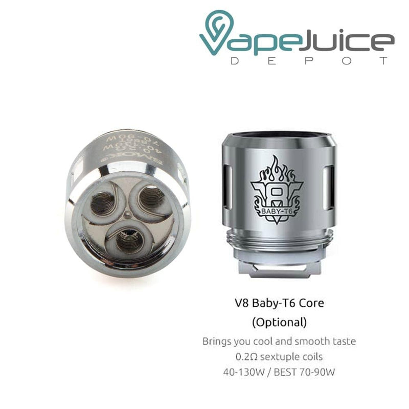 SMOK TFV8 Baby & Big Baby T8 T6 X4 Q2 Core Coils, Coils, SMOK TECH, - Vape Juice Depot