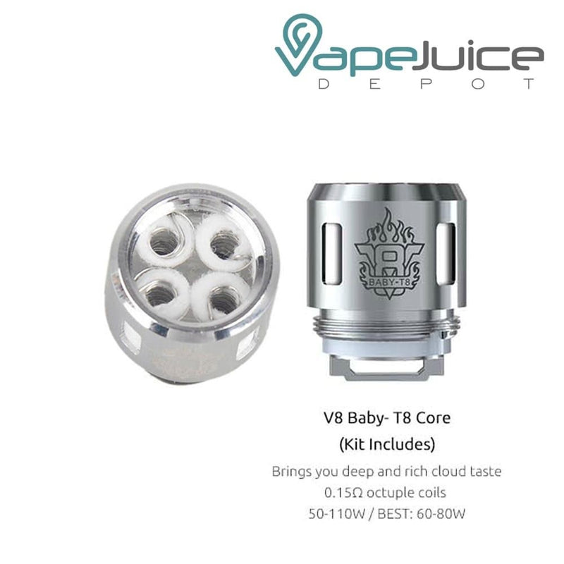 SMOK TFV8 Baby & Big Baby T8 T6 X4 Q2 Core Coils, Coils, SMOK TECH, - Vape Juice Depot