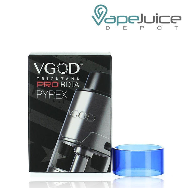 VGOD Trick Tank Pro RDTA Replacement Glass Blue - Vape Juice Depot