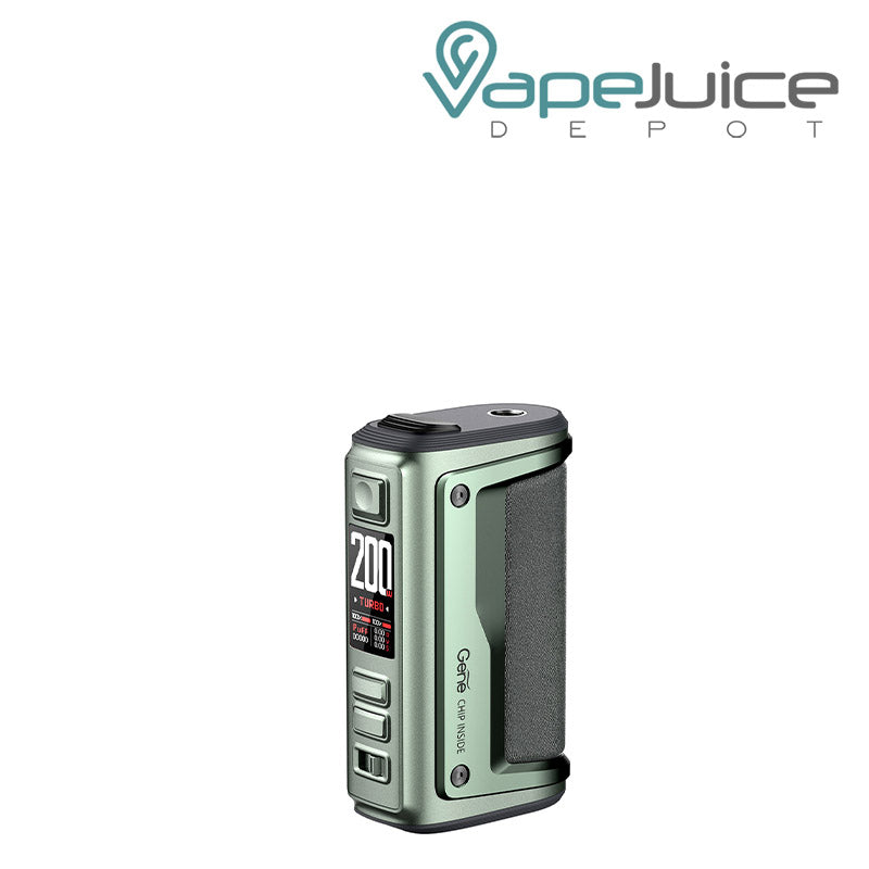 Lime Green VooPoo ARGUS GT 2 Box Mod with TFT display and a firing button - Vape Juice Depot