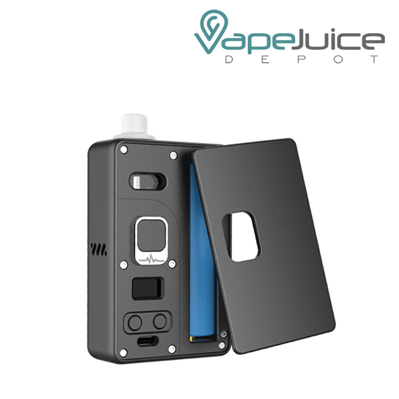 Opened view of Black Vandy Vape Pulse AIO.5 Pod Kit (Standard Edition) - Vape Juice Depot