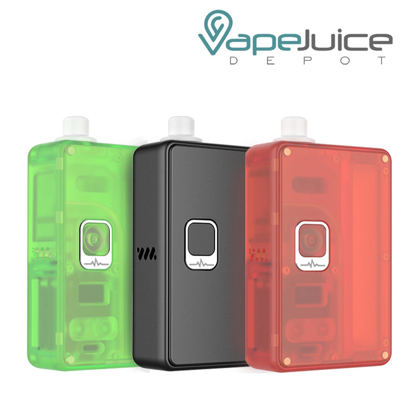 Three colors of Vandy Vape Pulse AIO.5 Pod Kit (Standard Edition) - Vape Juice Depot