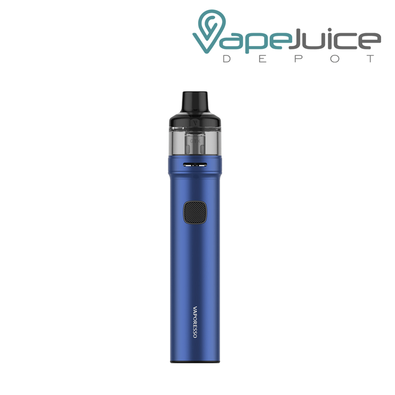 Blue Vaporesso GTX Go 80 Pod Kit with its Intuitive Single Button - Vape Juice Depot