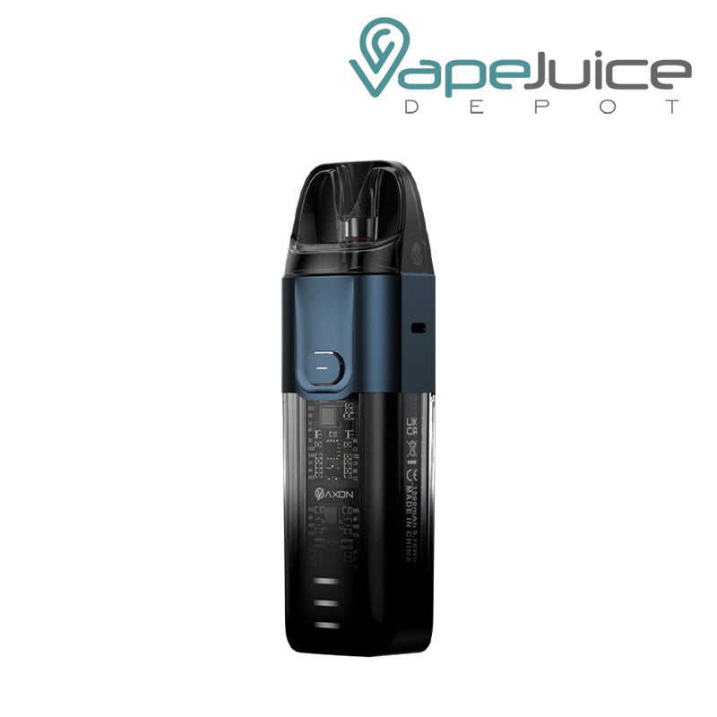 Blue Vaporesso LUXE X Pod Kit with firing button - Vape Juice Depot