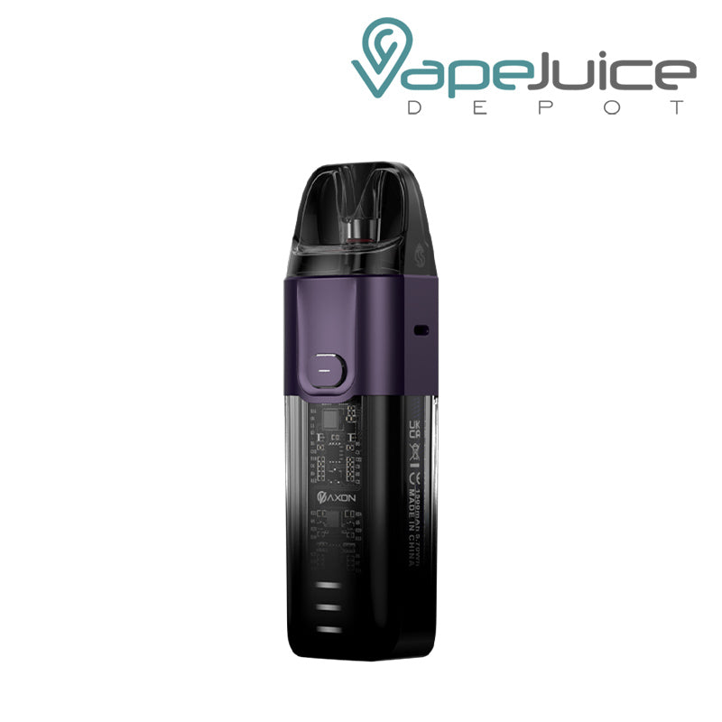 Purple Vaporesso LUXE X Pod Kit with firing button - Vape Juice Depot